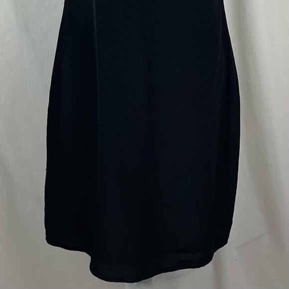 Cynthia Rowley 100% Silk Black Party Event Date Night Shift Dress NWOT Size 6 - Picture 7 of 12